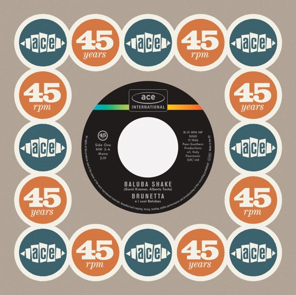 |  7" Single | Brunetta - Baluba Shake/Il Gheghege (Single) | Records on Vinyl