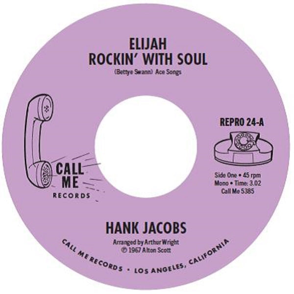 |  7" Single | Hank Jacobs - Elijah Rockin' With Soul / East Side (Single) | Records on Vinyl