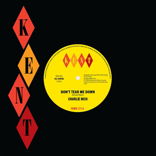 |  7" Single | Charlie Rich - Don't Tear Me Down / Hotels, Motels (Single) | Records on Vinyl