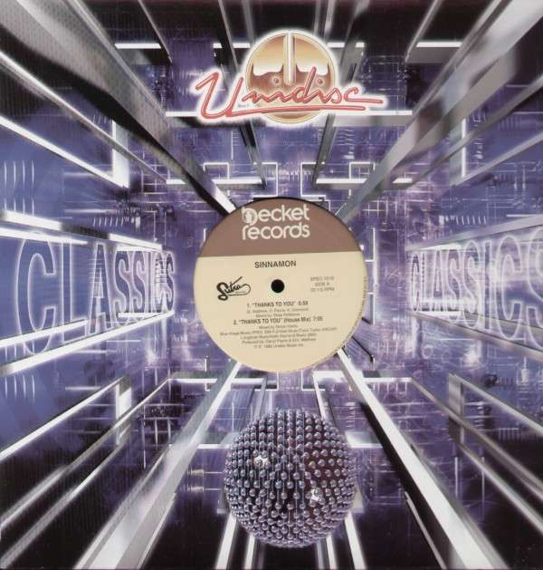 |  12" Single | Sinnamon - Thanks To You (Single) | Records on Vinyl