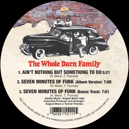 |  12" Single | Whole Darn Family - Ain't Nothing But Something To Do/Seven Minutes of Funk (Single) | Records on Vinyl