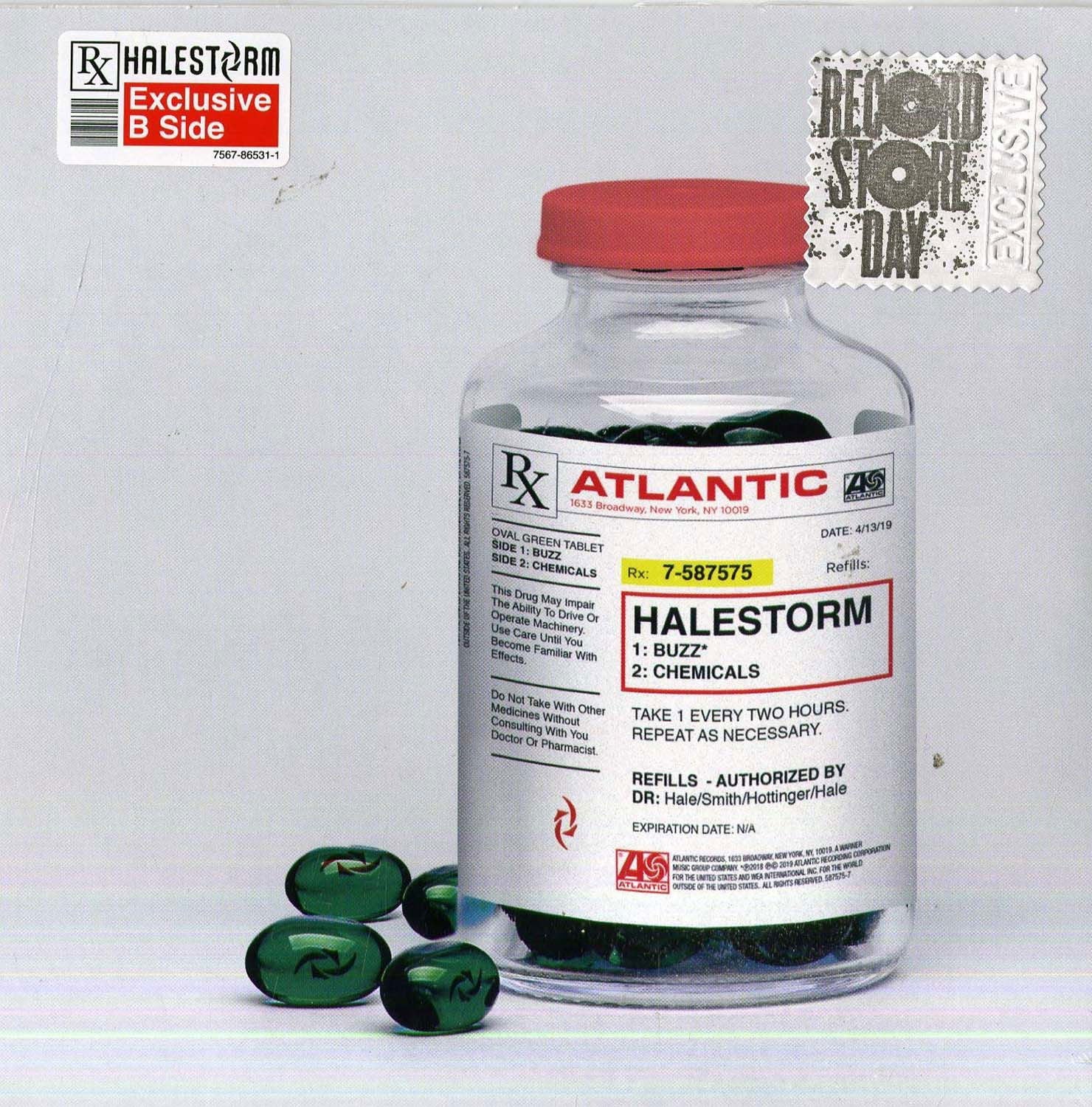 |  7" Single | Halestorm - Buzz/Chemicals (Single) | Records on Vinyl