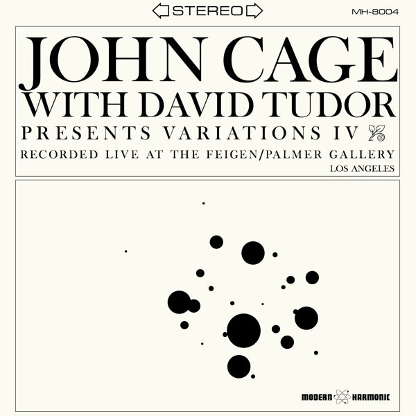 |  Vinyl LP | John & David Tudor Cage - Variations Iv (LP) | Records on Vinyl