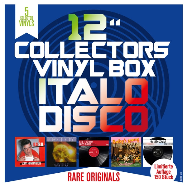 |  12" Single | V/A - 12" Collector's Vinyl Box: Italo Disco (5 Singles) | Records on Vinyl