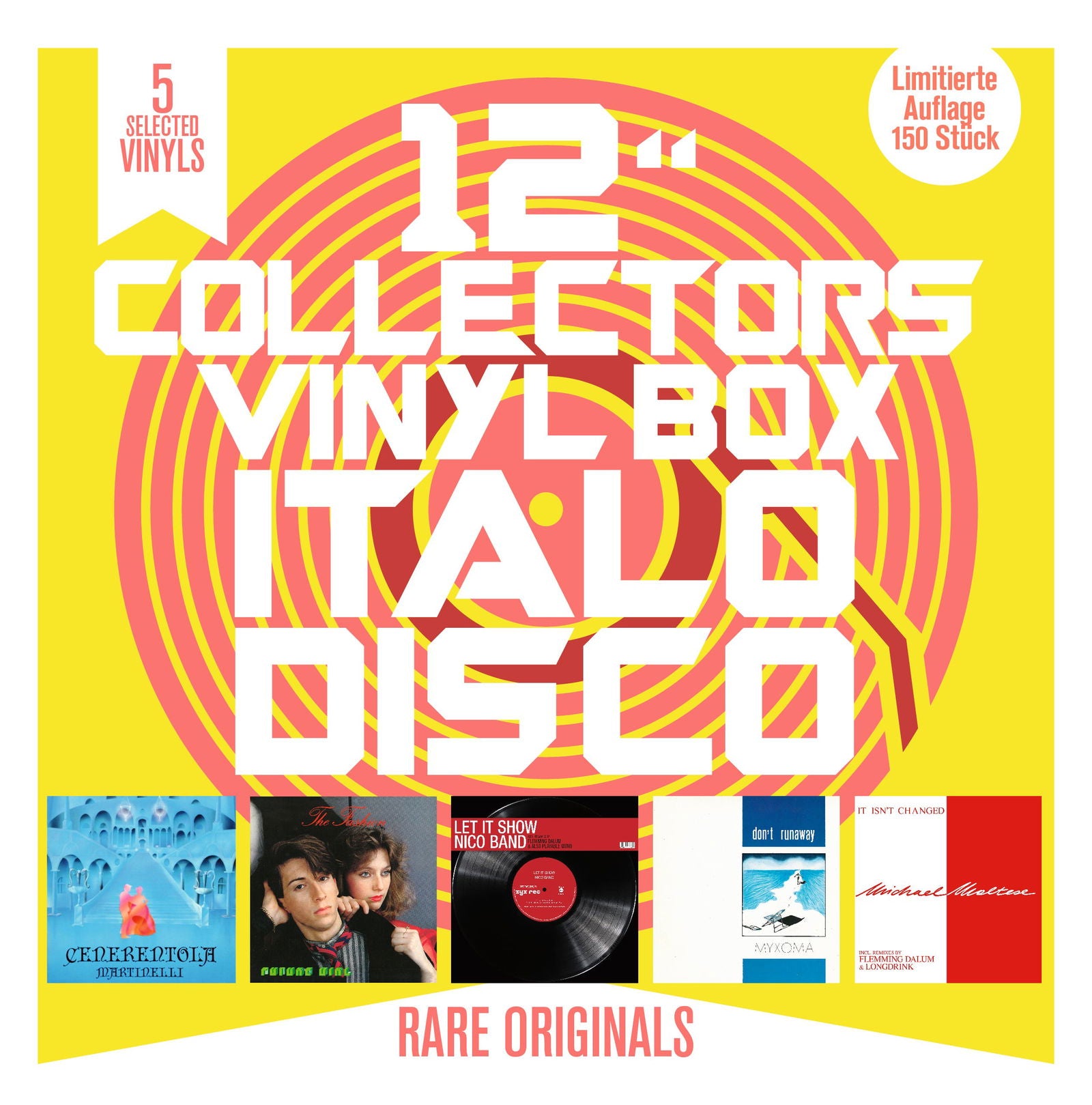 |  12" Single | V/A - 12" Collector's Vinyl Box: Italo Disco (5 Singles) | Records on Vinyl
