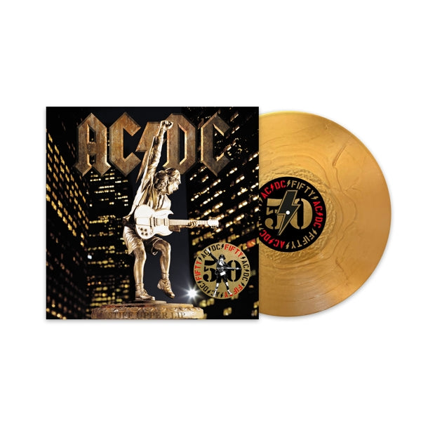 |  Vinyl LP | Ac/Dc - Stiff Upper Lip (50th Anniversary Gold Color Vinyl) (LP) | Records on Vinyl