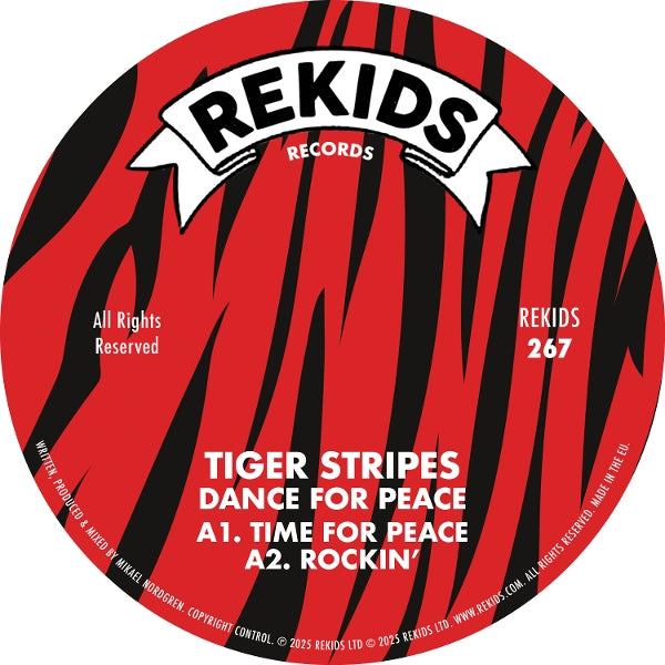 |  12" Single | Tiger Stripes - Dance For Peace (Single) | Records on Vinyl