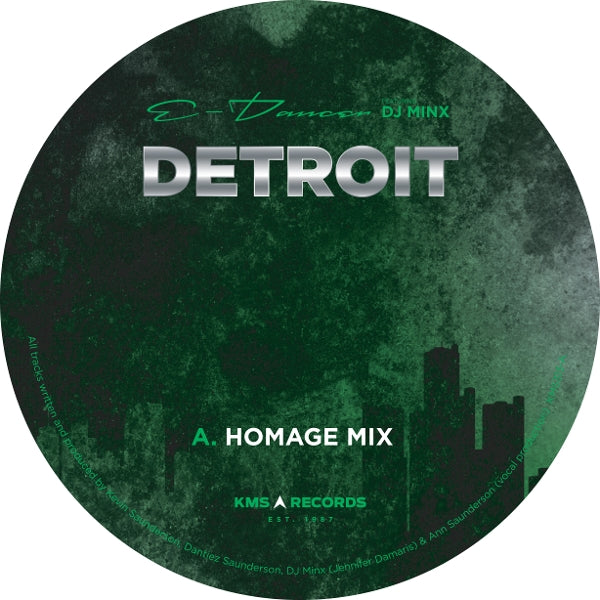 |  12" Single | E-Dancer - Detroit (Single) | Records on Vinyl
