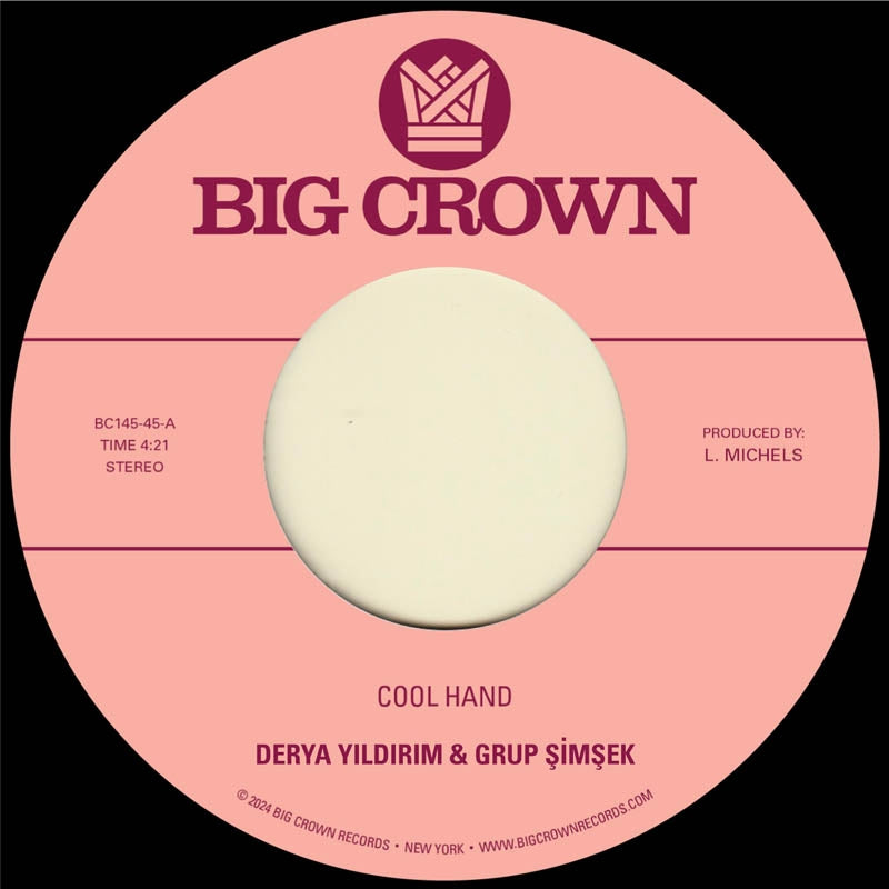 |  7" Single | Derya Yildirim & Grup Simsek - Cool Hand (Single) | Records on Vinyl