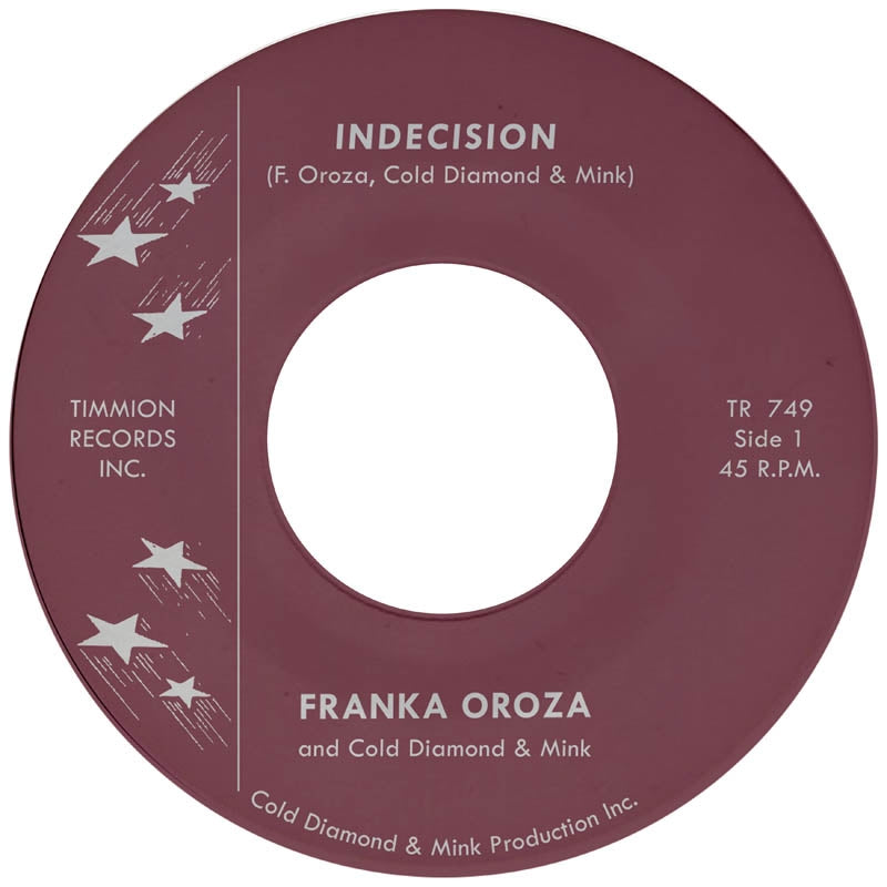 |  7" Single | Franka & Cold Diamond & Mink Oroza - Indecision (Single) | Records on Vinyl