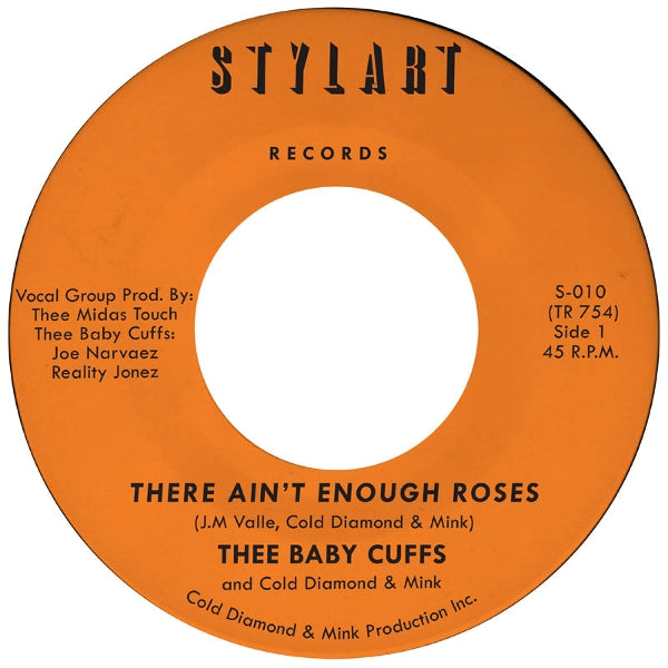 |  7" Single | Thee Baby Cuffs & Cold Diamond & Mink - There Ain't Enough Roses (Single) | Records on Vinyl