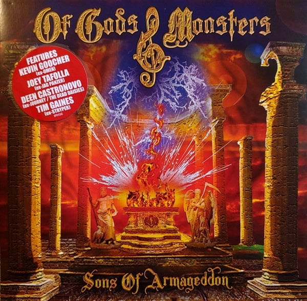 |  Vinyl LP | Of Gods & Monsters - Sons of Armageddon (Red) (LP) | Records on Vinyl