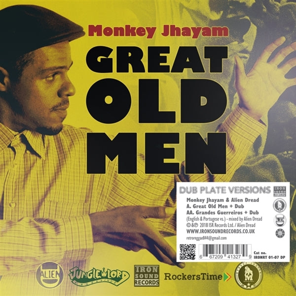 |  7" Single | Monkey Jhayam & Alien Dread - Great Old Men (Single) | Records on Vinyl