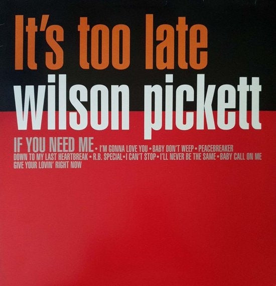 |  Vinyl LP | Wilson Picket - It's Too Late (LP) | Records on Vinyl