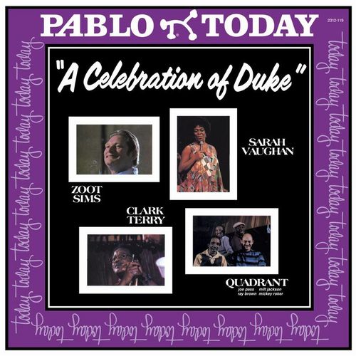 |  Vinyl LP | Zoot & Clark Terry & Sarah Vaughan & Quadrant Sims - A Celebration of Duke (LP) | Records on Vinyl