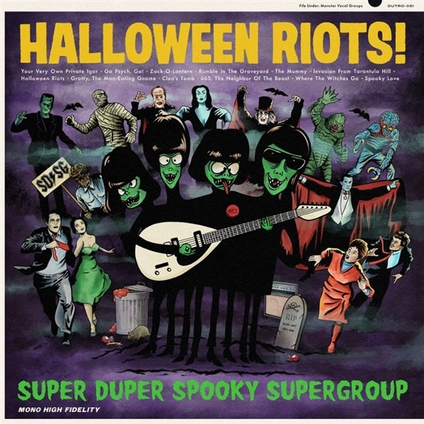 |  Vinyl LP | Super Duper Spooky Supergroup - Halloween Riots! (LP) | Records on Vinyl