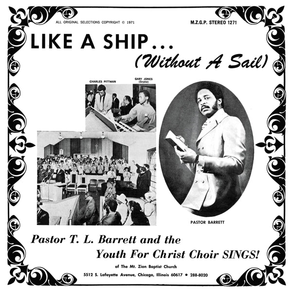 |  Vinyl LP | Pastor T.L. Barrett & the Youth For Christ Choir - Like a Ship (Without a Sail) (2 LPs) | Records on Vinyl