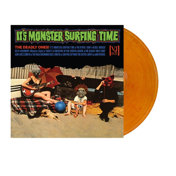 |  Vinyl LP | Deadly Ones - It's Monster Surfing Time (LP) | Records on Vinyl