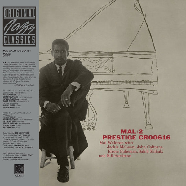 |  Vinyl LP | Mal Waldron Sextet - Mal/2 (LP) | Records on Vinyl