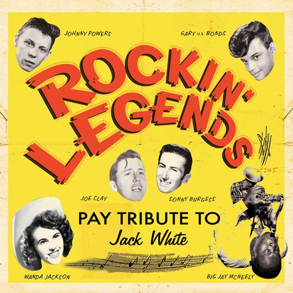|  Vinyl LP | Various - Rockin' Legends Pay Tribute To Jack White (LP) | Records on Vinyl