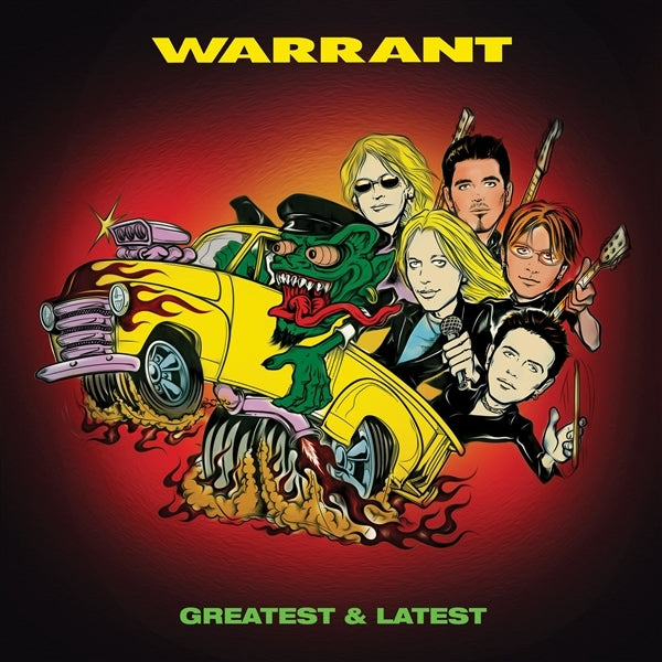 |  Vinyl LP | Warrant - (Red/Black Splatter)Greatest & Latest (LP) | Records on Vinyl