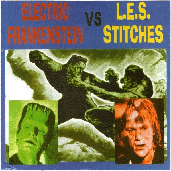 |  7" Single | Electric Frankenstein & L.E.S Stitches - Split (Single) | Records on Vinyl