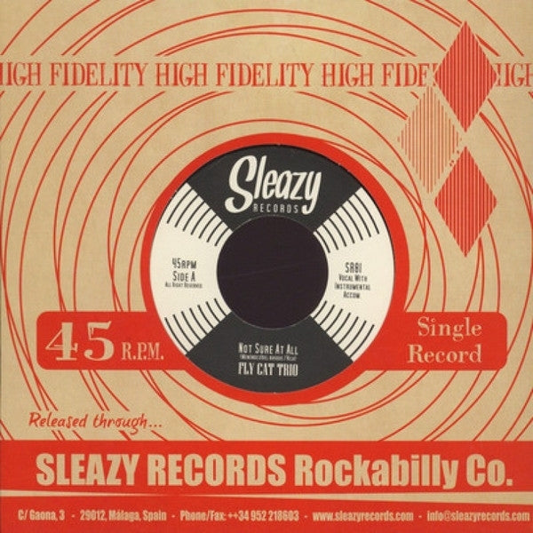 |  7" Single | Fly Cat Trio - Not Sure At All/Easy Comes, Easy Goes (Single) | Records on Vinyl