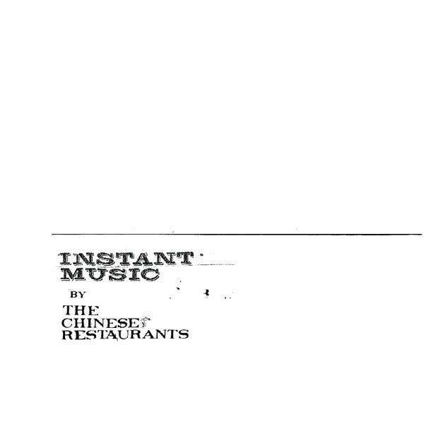 |  Vinyl LP | Chinese Restaurants - Instant Music (LP) | Records on Vinyl