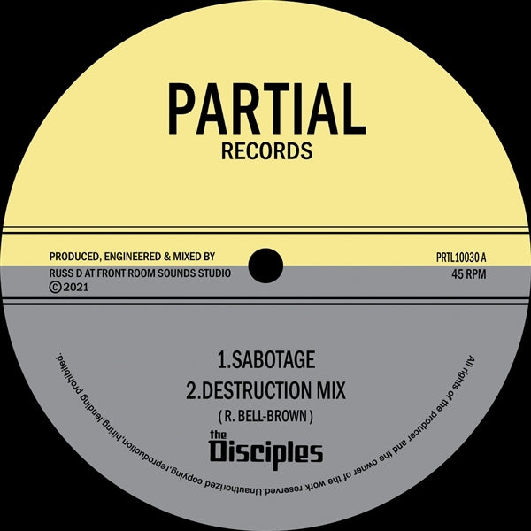 |  12" Single | the Disciples - Sabotage (Single) | Records on Vinyl