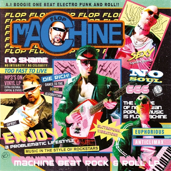 |  Vinyl LP | Flop Machine - Machine Beat Rock & Roll (LP) | Records on Vinyl