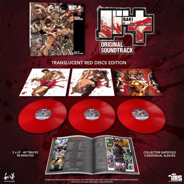 |  Vinyl LP | Kenji Fujisawa - Baki Original Soundtrack (3 LPs) | Records on Vinyl
