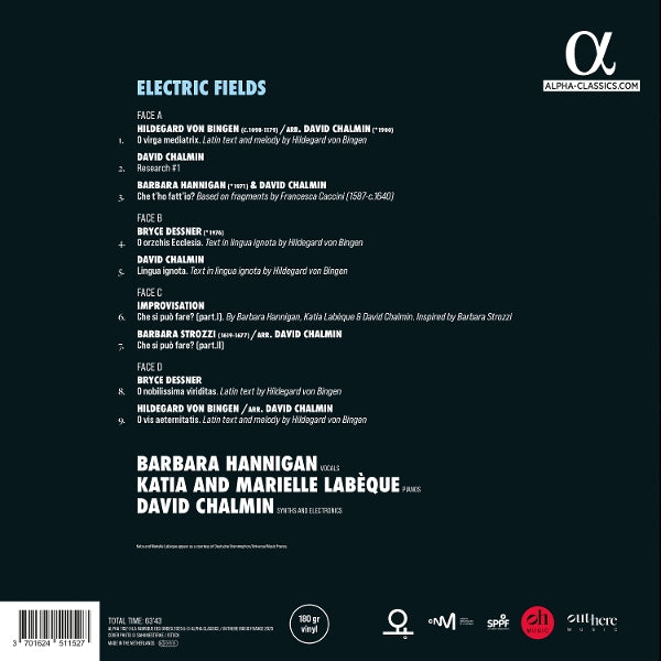 |  Vinyl LP | Barbara Hannigan - Strozzi, Bingen & Chalmin: Electric Fields (2 LPs) | Records on Vinyl