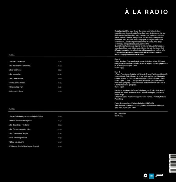 |  Vinyl LP | Serge Gainsbourg - A La Radio (LP) | Records on Vinyl