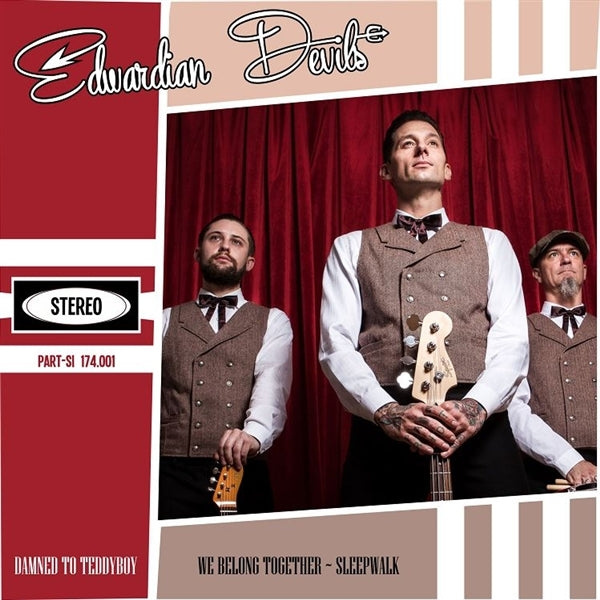 |  7" Single | Edwardian Devils - Damned To Teddyboy (Single) | Records on Vinyl
