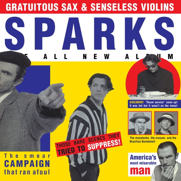 |  Vinyl LP | Sparks - Gratuitous Sax & Senseless Vio (LP) | Records on Vinyl