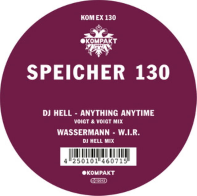 |  12" Single | DJ Hell & Julian Wassermann - Speicher 130 (Single) | Records on Vinyl