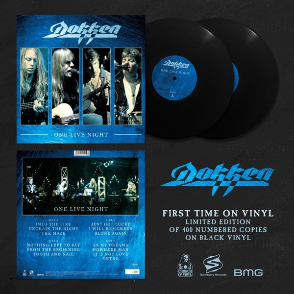 |  Vinyl LP | Dokken - One Live Night (2 LPs) | Records on Vinyl