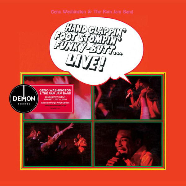 |  Vinyl LP | Geno Washington - Hand Clappin Foot Stompin Funky-Butt Live (LP) | Records on Vinyl