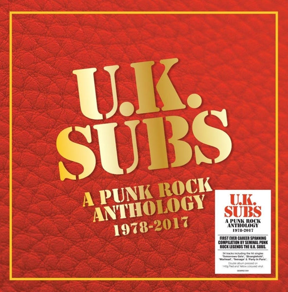 |  Vinyl LP | Uk Subs - A Punk Rock Anthology - 1978-2017 (2 LPs) | Records on Vinyl