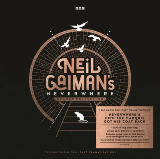 |  Vinyl LP | Neil Gaiman - Neil Gaiman's Neverwhere Record Collection (5 LPs) | Records on Vinyl
