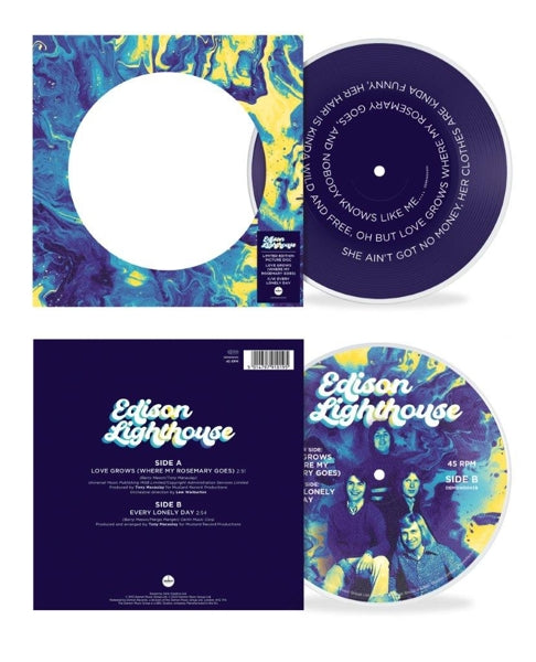 |  7" Single | Edison Lighthouse - Love Grows (Where My Rosemary Goes) (Single) | Records on Vinyl