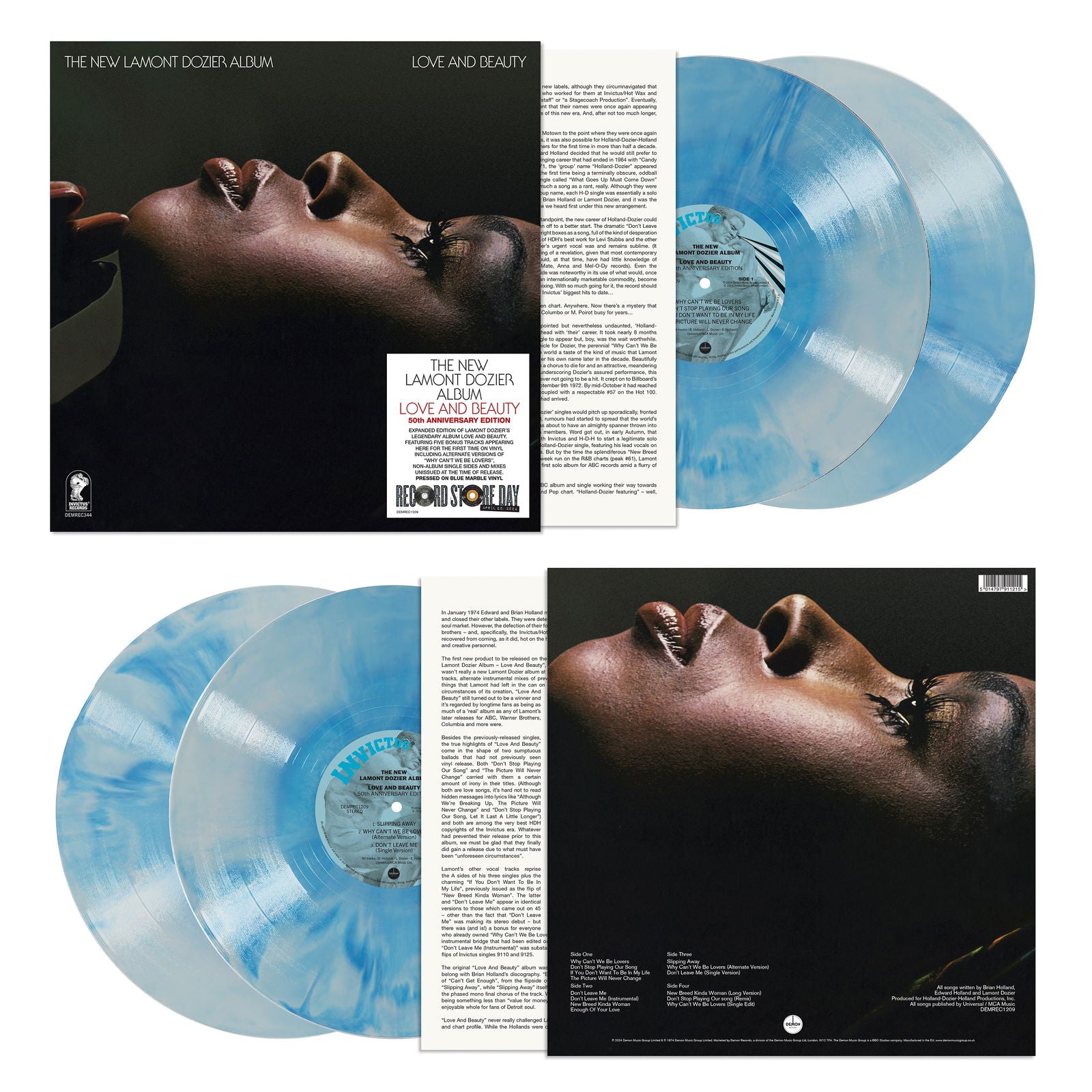 |  Vinyl LP | Lamont Dozier - The New Lamont Dozier Album - Love and Beauty (2 LPs) | Records on Vinyl