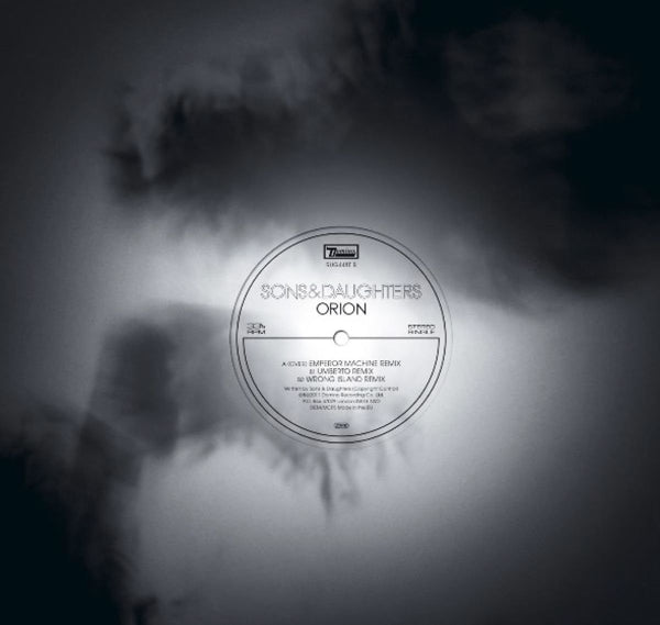|  12" Single | Sons & Daughters - Orion Remixes (Single) | Records on Vinyl