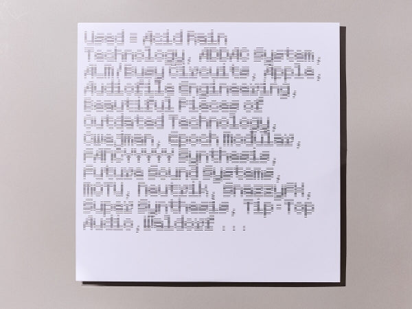 |  Vinyl LP | Russell Haswell - Deep Time (LP) | Records on Vinyl