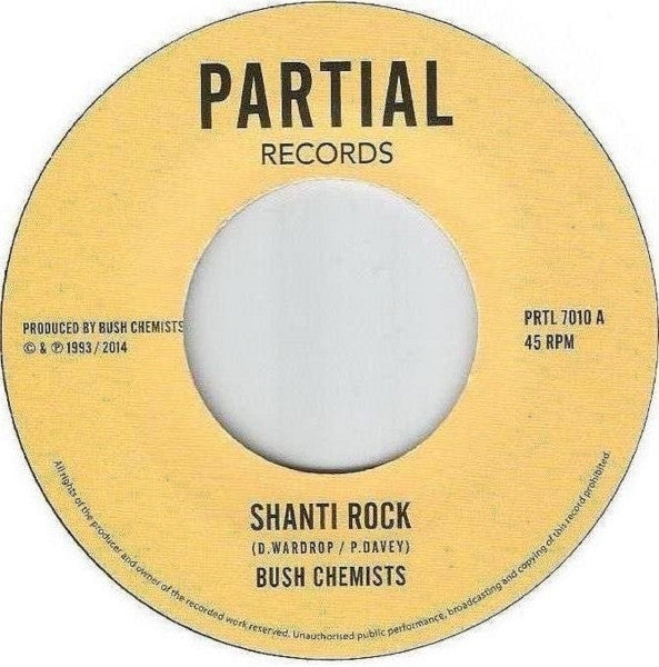 |  7" Single | Bush Chemists - Shanti Rock (Single) | Records on Vinyl