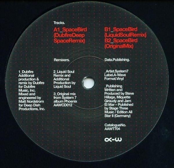 |  12" Single | System 7 - Space Bird Mixes (Single) | Records on Vinyl