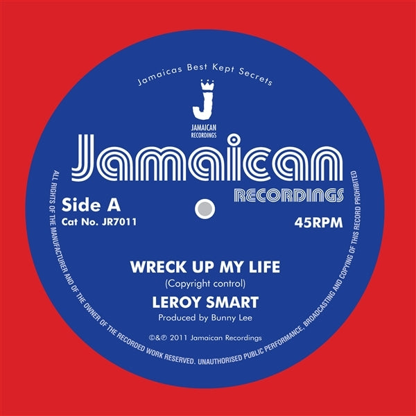 |  7" Single | Leroy Smart - Wreck Up My Life (Single) | Records on Vinyl
