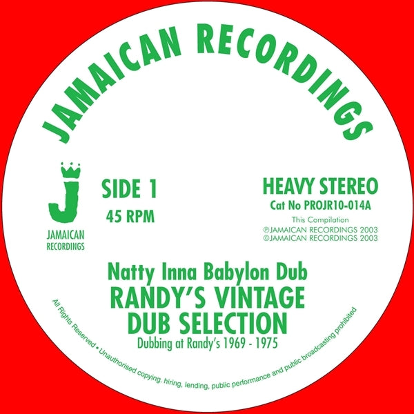 |  12" Single | V/A - Randy's Vintage Dub Selection (Single) | Records on Vinyl