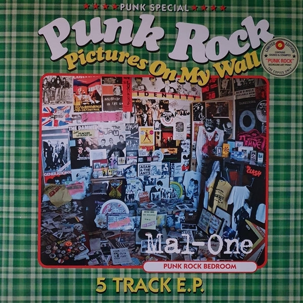 |  12" Single | Mal-One - Punk Rock Pictures On My Wall (Single) | Records on Vinyl