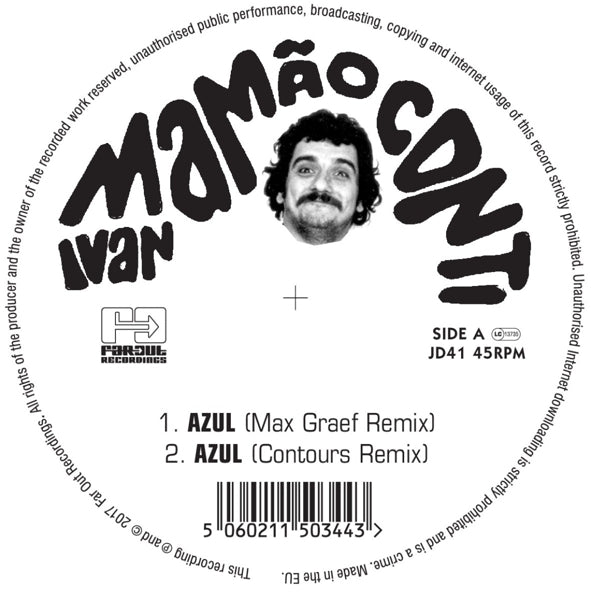 |  12" Single | Ivan Conti - Azul (Single) | Records on Vinyl